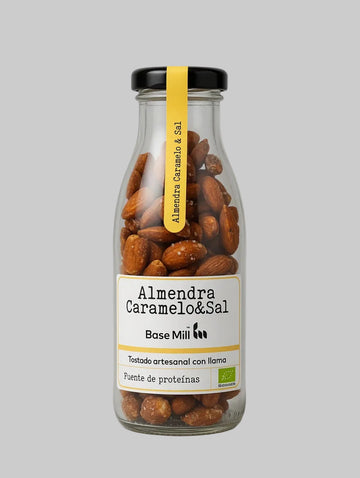 Almendra Caramelo salado ECO, 140g