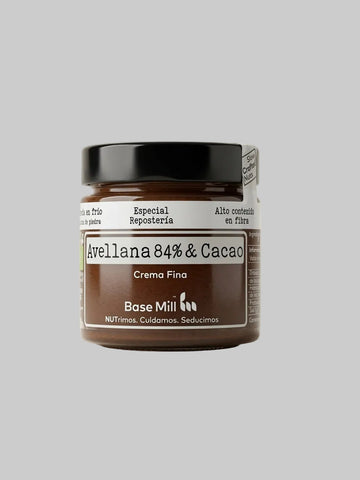 Crema fina de Avellanas 84% y Cacao, 200g