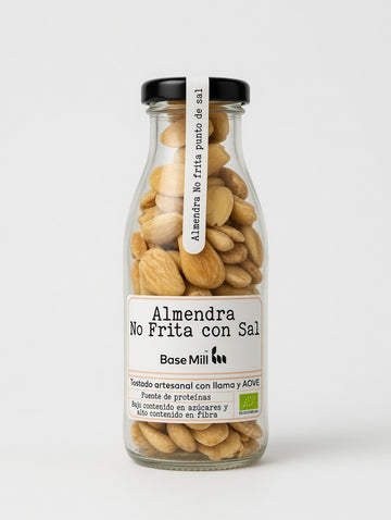 Almendra no frita sin piel y sal ECO, 150g