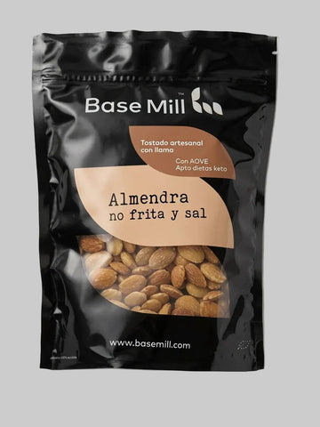 Almendra no frita sin piel y sal ECO, 1Kg