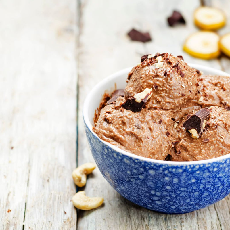 Cómo Hacer Helado Vegano con Crema de Anacardos de Base Mill Paso a Paso