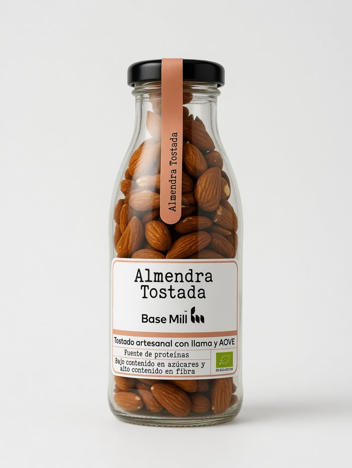 Almendra tostada con piel ECO, 145g