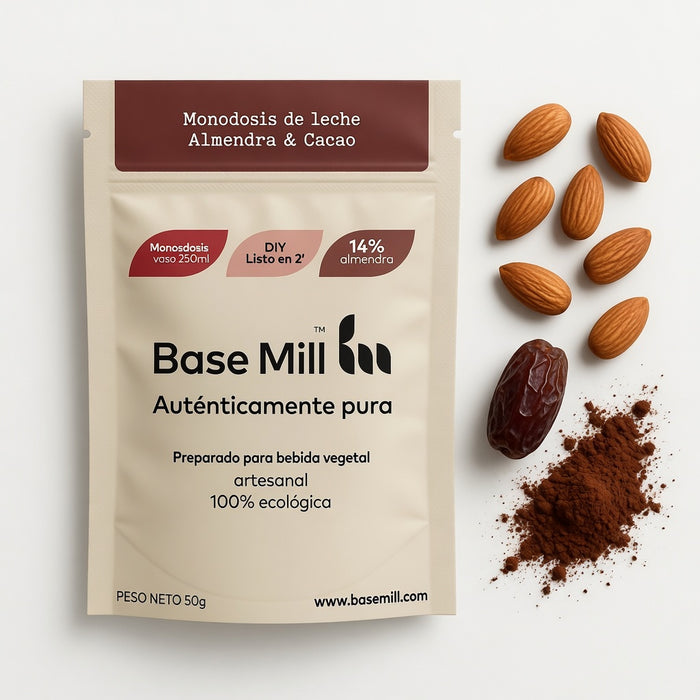 Leche de almendra DIY Cacao