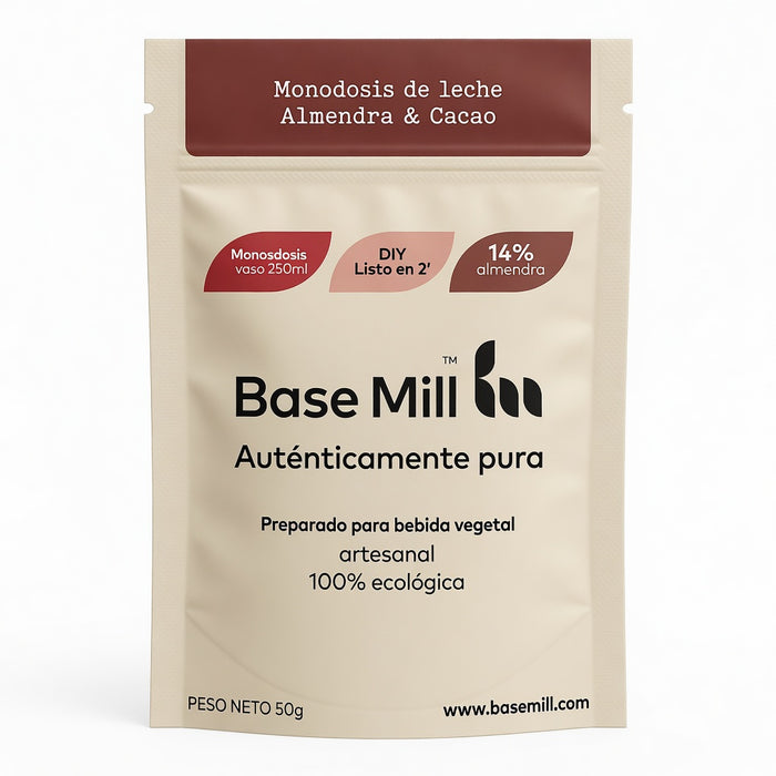Leche de almendra DIY Cacao