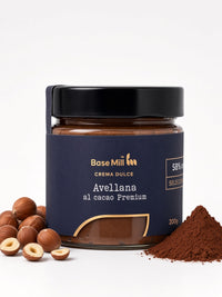 Crema gourmet Avellanas 58% y Cacao PREMIUM ECO, 200g