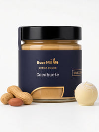 Crema gourmet de Cacahuete dulce bombón ECO, 200g