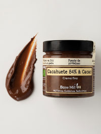 Crema Cacahuete 84% y Cacao ECO, 200g