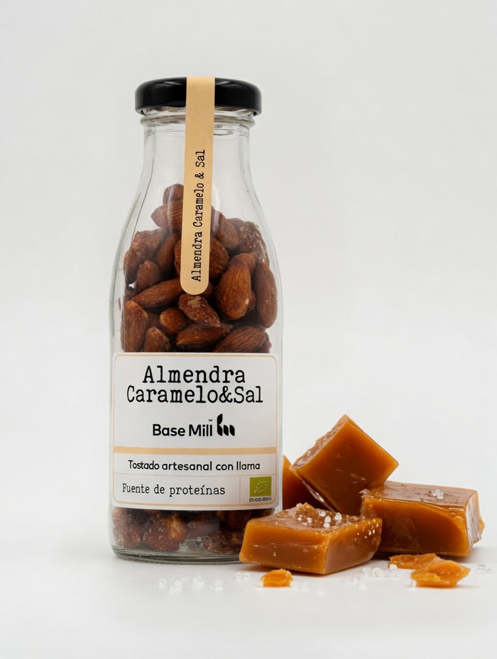 Almendra Caramelo salado ECO, 140g