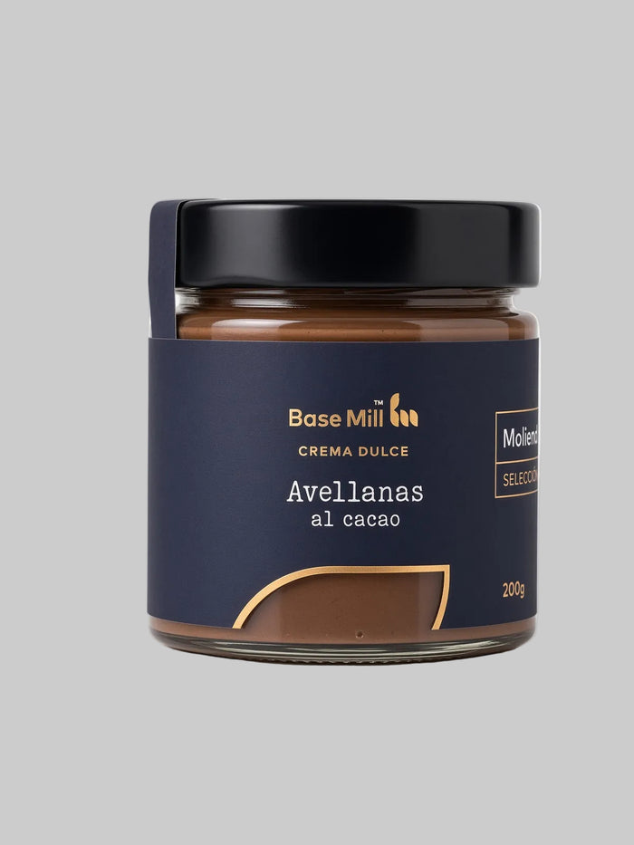 Crema gourmet Avellanas 12% y Cacao, 200g