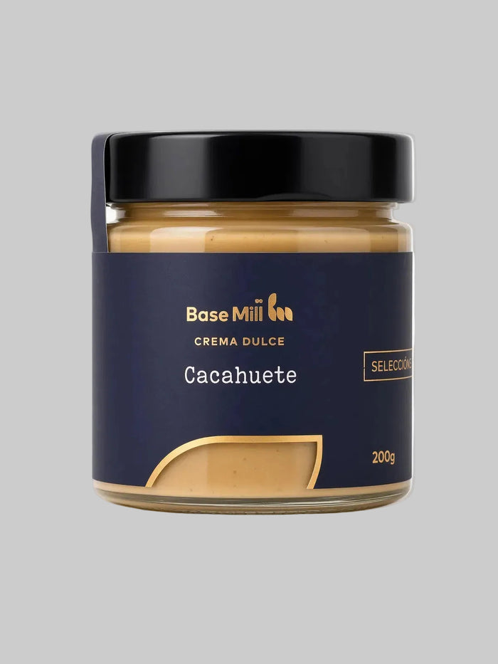 Crema gourmet de Cacahuete dulce bombón ECO, 200g