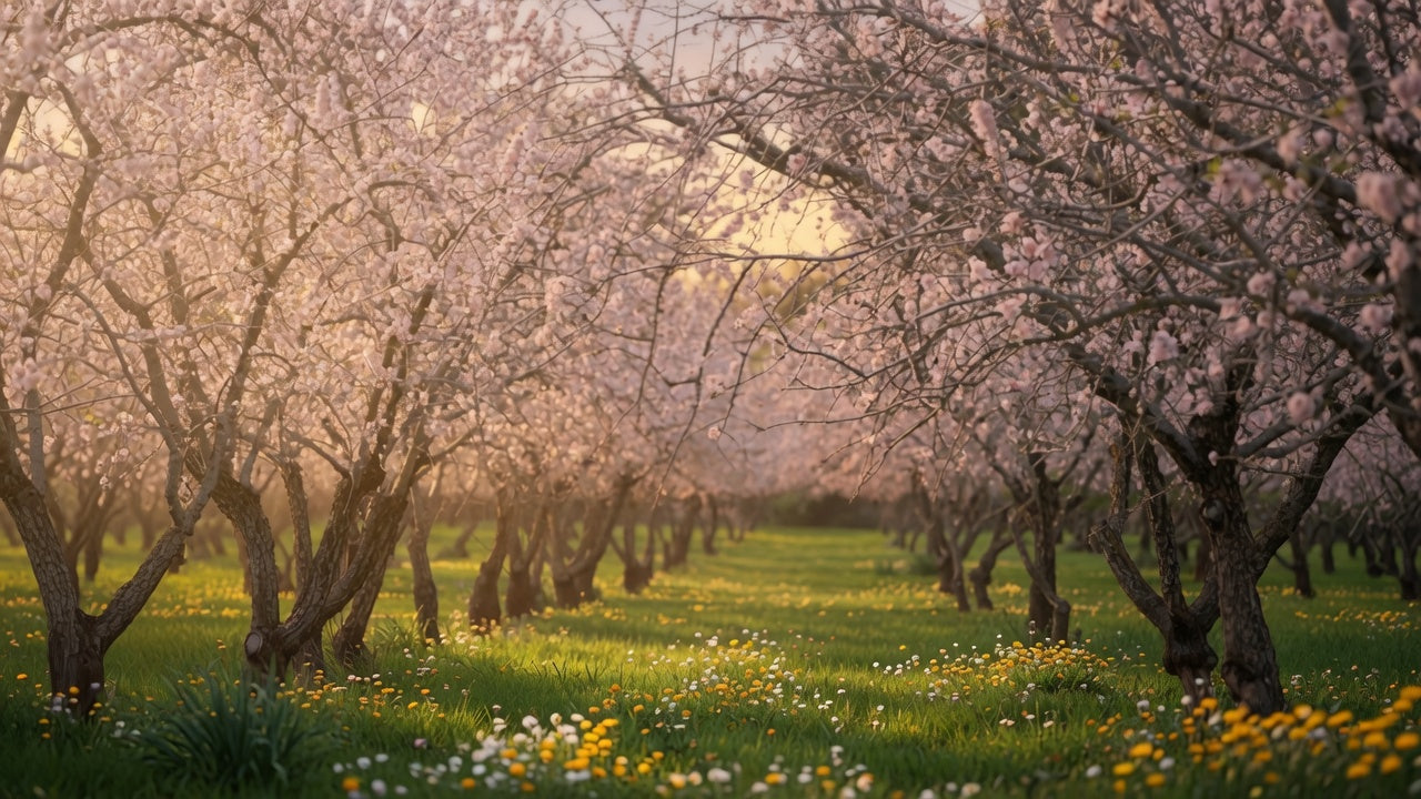 Cultivamos nuestras Almendras y Pistachos
