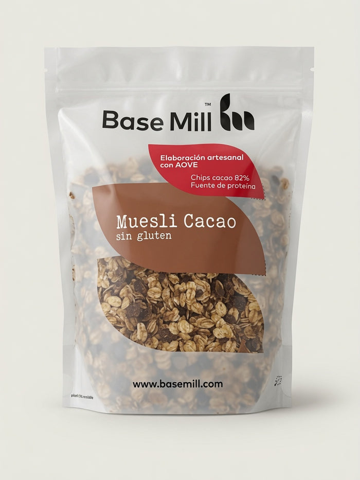 Muesli Cacao Sin Gluten ECO, 1Kg