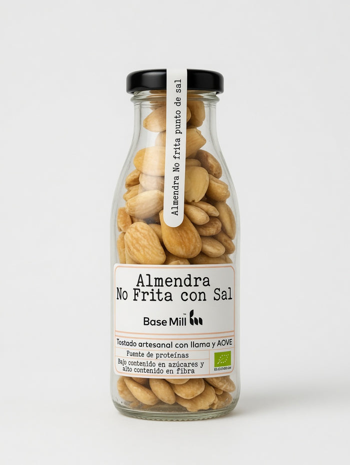 Almendra no frita sin piel y sal ECO, 150g
