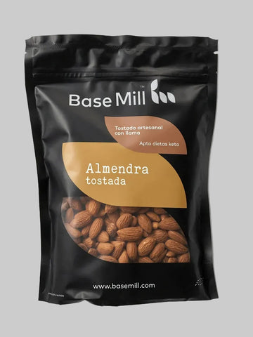 Almendra tostada con piel ECO, 1Kg